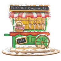 North Star Village: Hot Chestnut Cart LARGE