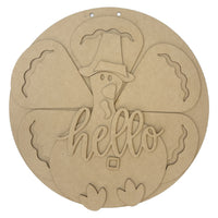 Hello Turkey Hanger