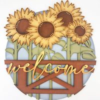 Sunflower Fence Hanger