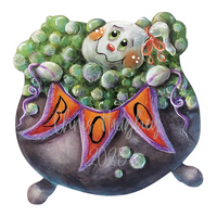 BOO-ble Bath Ornament E-Pattern by Chris Haughey