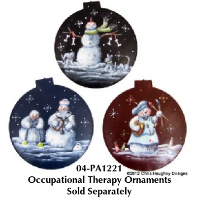 Occupational Therapy Snowmen Ornaments Pattern