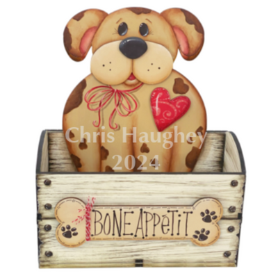 Bone Appetit Large Treat Box Pattern by Chris Haughey