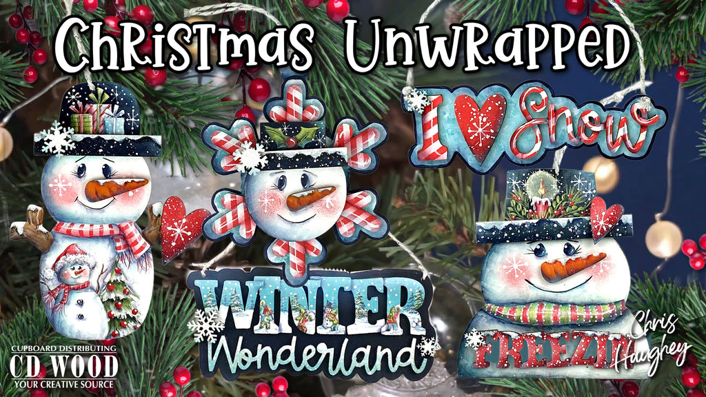 Snowmen Unwrapped Pattern By Chris Haughey