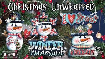 Snowmen Unwrapped Pattern By Chris Haughey