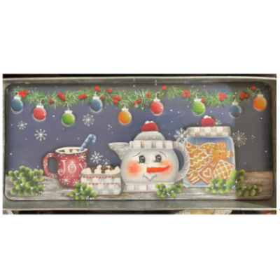 Cocoa and Cookies Christmas Tray E-Pattern By Liz Vigliotto