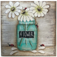 Daisies and Butterfly E-Pattern By Liz Vigliotto