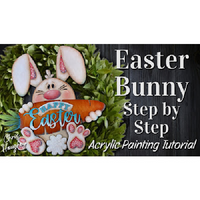 Easter Bunny Door Hanger Pattern By Chris Haughey