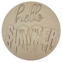 Hello Summer- Melting Hanger