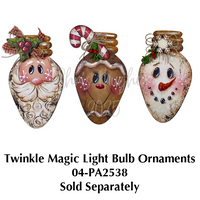 Twinkle Magic Lightbulb Ornaments Bundle 04-PA2538