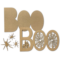 Boo Layered Plaque
