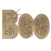 Boo Layered Plaque