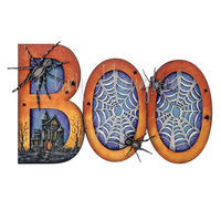 Creepy Crawly Boo Plaque Pattern By Chris Haughey