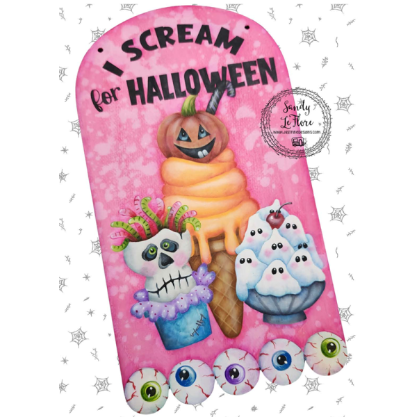 I Scream E-Pattern by Sandy Le Flore