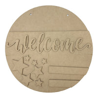 Welcome Flag Hanger