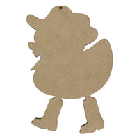 Cowgirl Duck Ornament By Linda O’Connell