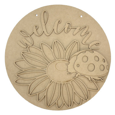 Welcome Ladybug and Daisy Hanger