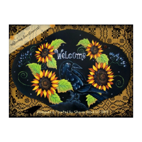 Welcome Sunflowers Pattern by Sharon Bond