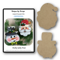 Holly Jolly Pair Ornament Bundle