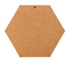 4" Hexagon Ornament - 20 Pack