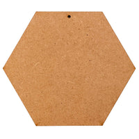 4" Hexagon Ornament - 20 Pack