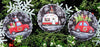 4" Round Scallop Ornament - 20 Pack
