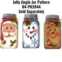 6" Mason Jar Ornament - 20 Pack