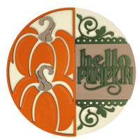 Hello Pumpkin Scroll Hanger