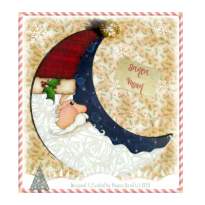 Santa Moon Pattern by Sharon Bond