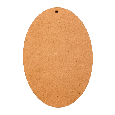 4-1/8" Oval Ornament - 20 Pack