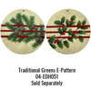 4" Round Ornament - 20 Pack