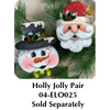 Holly Jolly Bowtie Snowman Ornament By Linda O'Connell