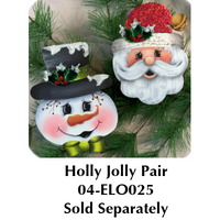 Holly Jolly Bowtie Snowman Ornament By Linda O'Connell