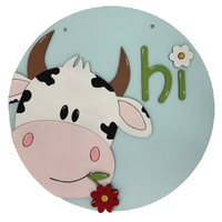 Cow Welcome Hanger Kit