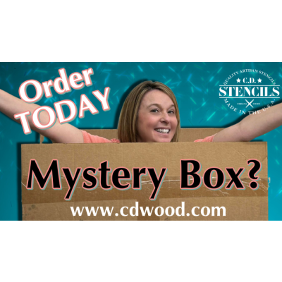 CD Stencil Mystery Box