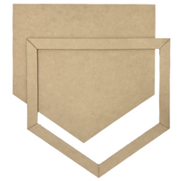 12" Home Plate Frame Board