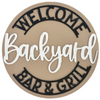 Backyard Bar & Grill Door Hanger Kit