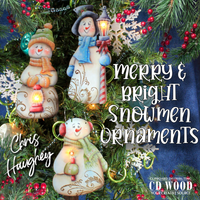 Charlie Candle Snowman Ornament