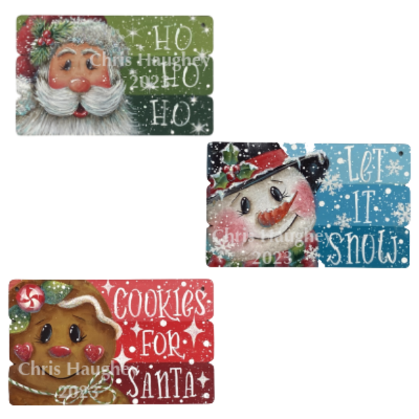 Christmas Book Stack Ornaments Pattern by Chris Haughey