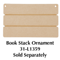 Autumn Book Stack Ornaments Pattern by Chris Haughey