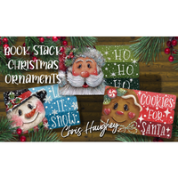 Christmas Book Stack Ornaments Pattern by Chris Haughey