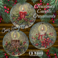 Christmas Candle Ornaments Bundle PA2354