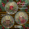 Christmas Candle Ornaments Pattern by Chris Haughey