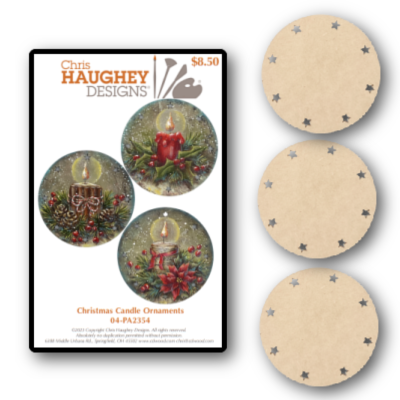 Christmas Candle Ornaments Bundle PA2354