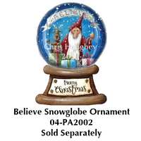 Believe Snowglobe Ornament Bundle PA2002