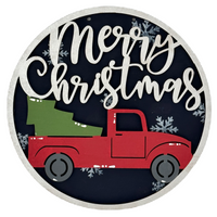 Merry Christmas Truck Stacker Ornament Kit