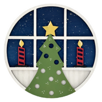 Christmas Window Stacker Ornament Kit
