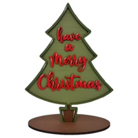 Have a Merry Christmas Tree with Stand Kit