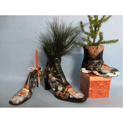 Santa Shoes E-Pattern By Annette Dozier