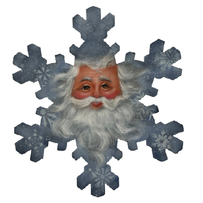 The Snowflake Santa E-Pattern By Annette Dozier
