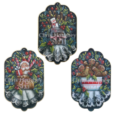 Christmas Lace Ornaments Pattern by Chris Haughey